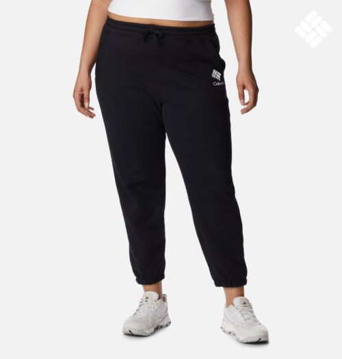 Women's Columbia Trek Jogger Black | Plus Size CA-C3816